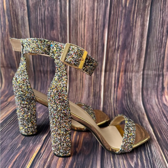Glitter Homecoming Shoes Size 7 - Picture 2 of 3